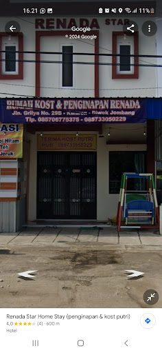 Renada Star Home Stay (penginapan & kost putri)